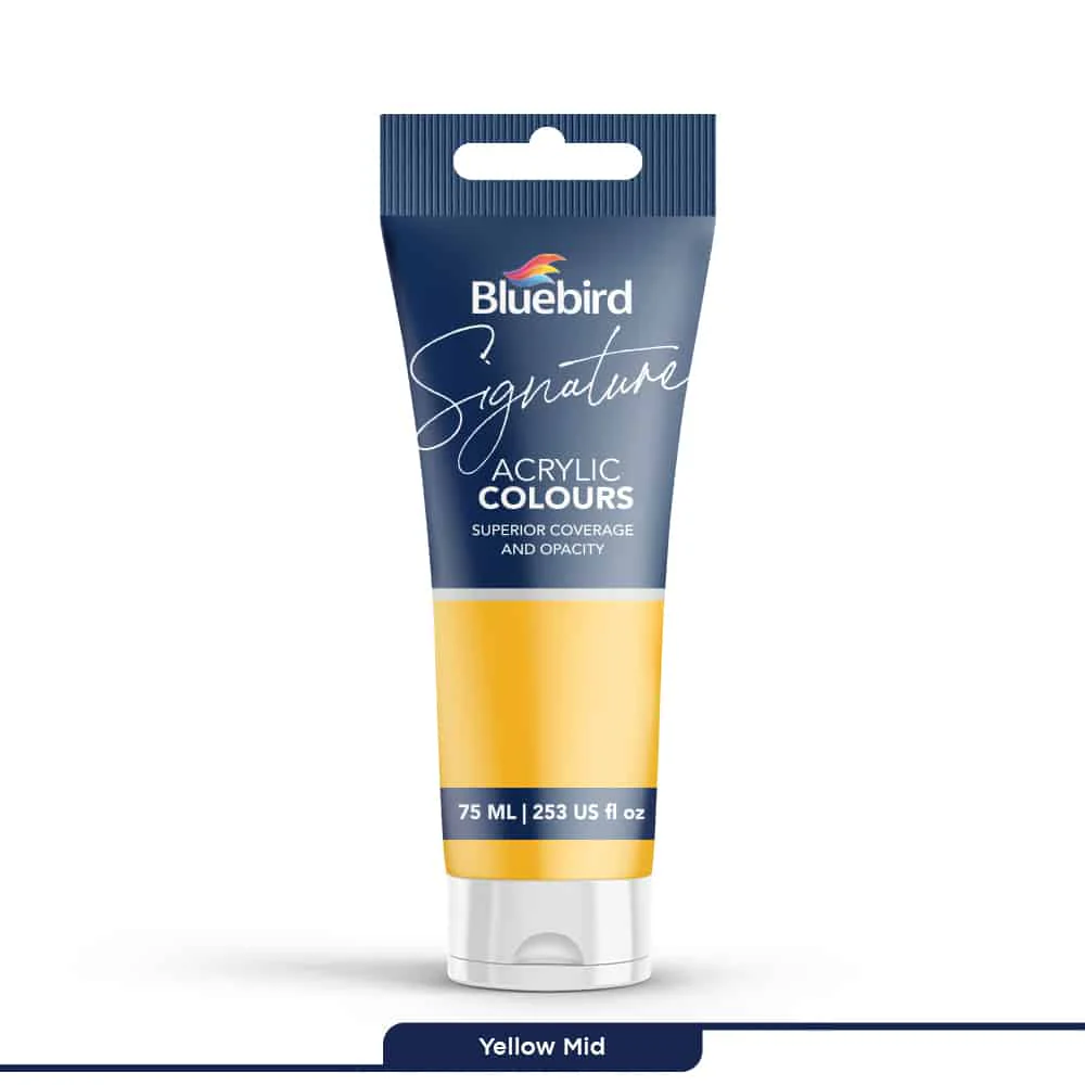 Signature Acrylic Colours - 75 ml - Basic Shades - Image 2